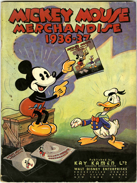 Catalogo del merchandise della Disney realizzato da Kay Kamen