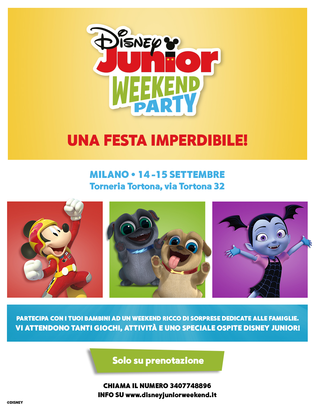 disney junior evento milano